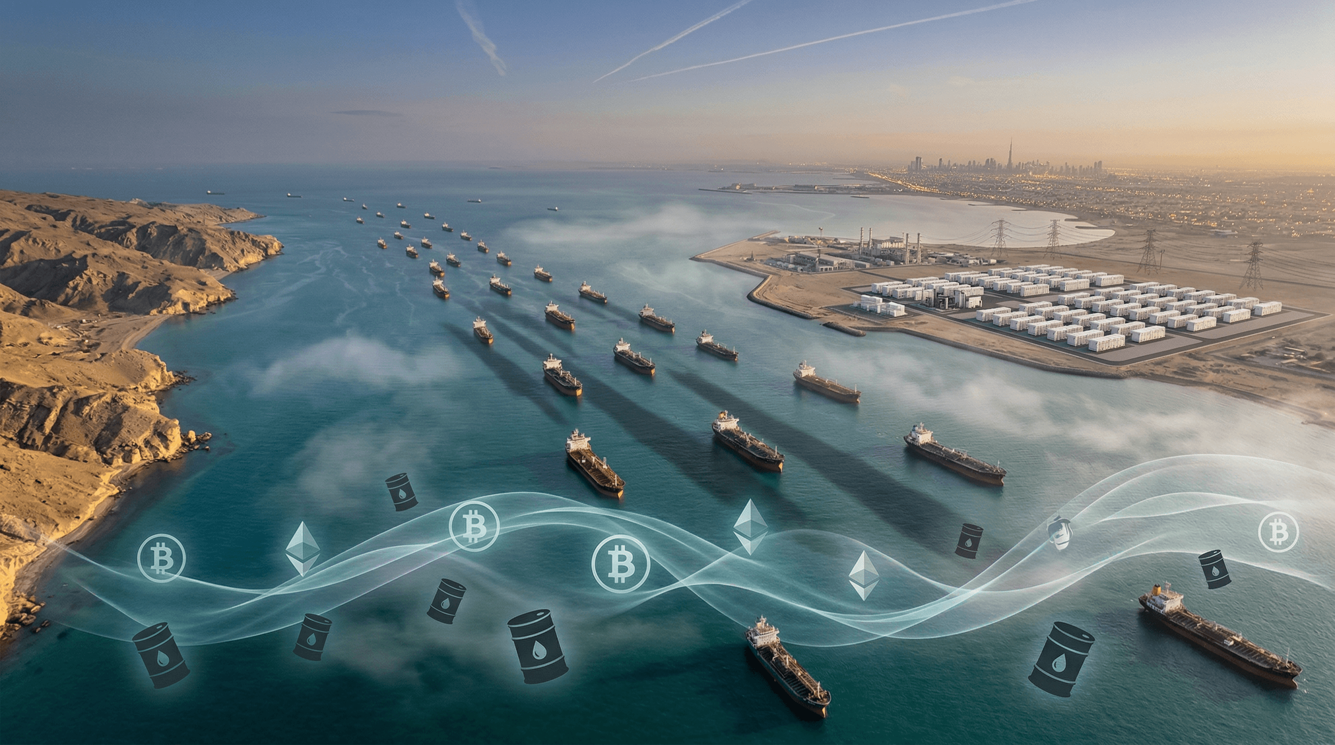 Strait of Hormuz crypto toll: Iran demands $1/barrel