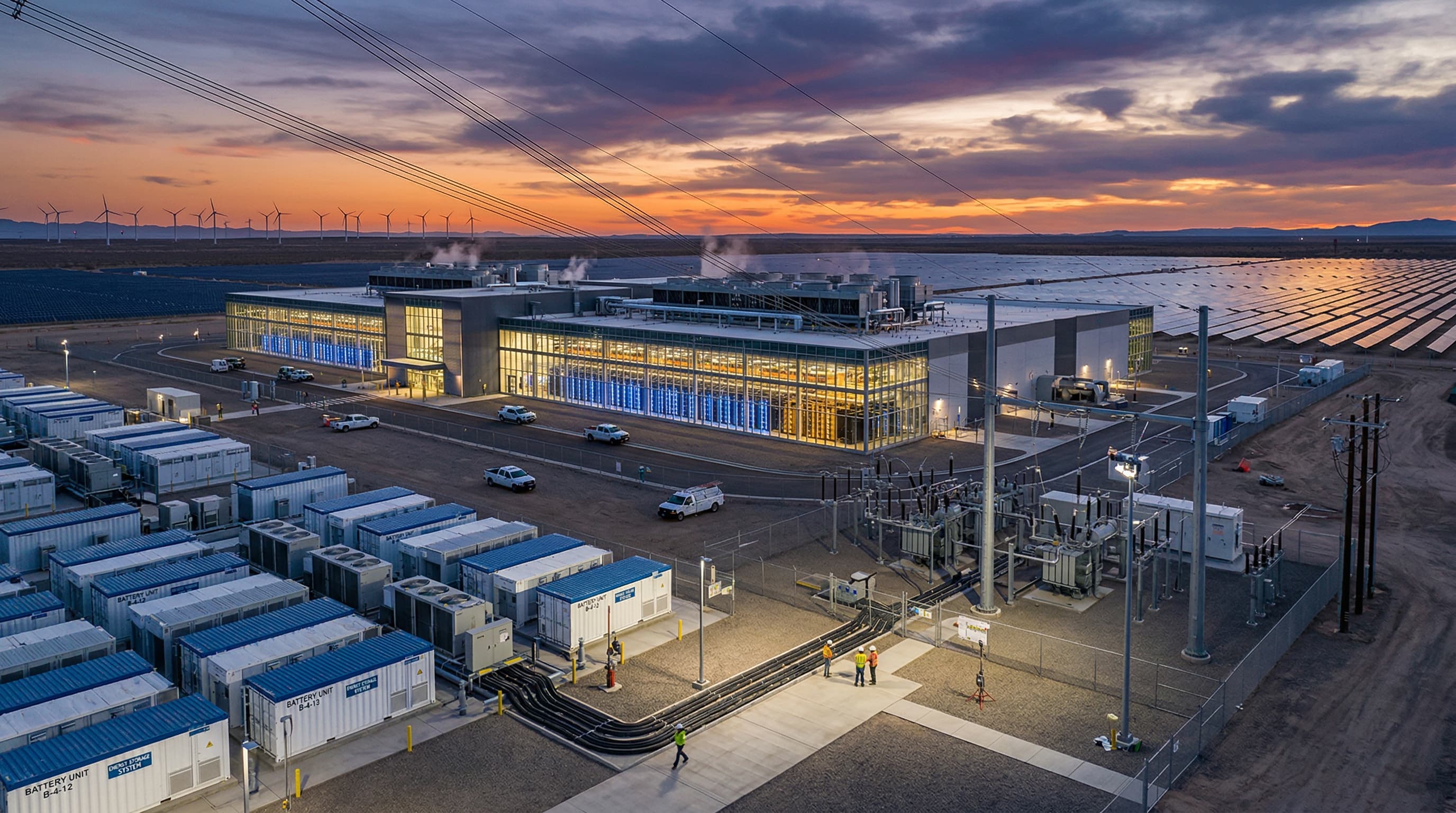 Grid-Scale Battery Storage Booms from AI Data Centers