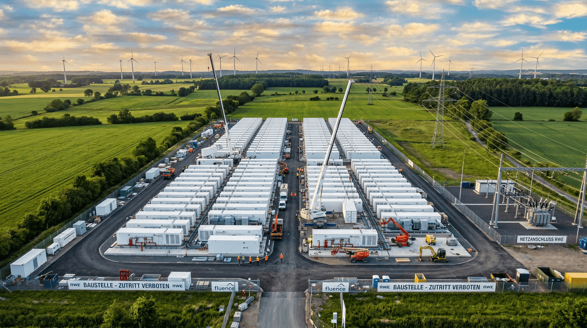 RWE Taps Fluence for 560MW Grid Storage in Germany