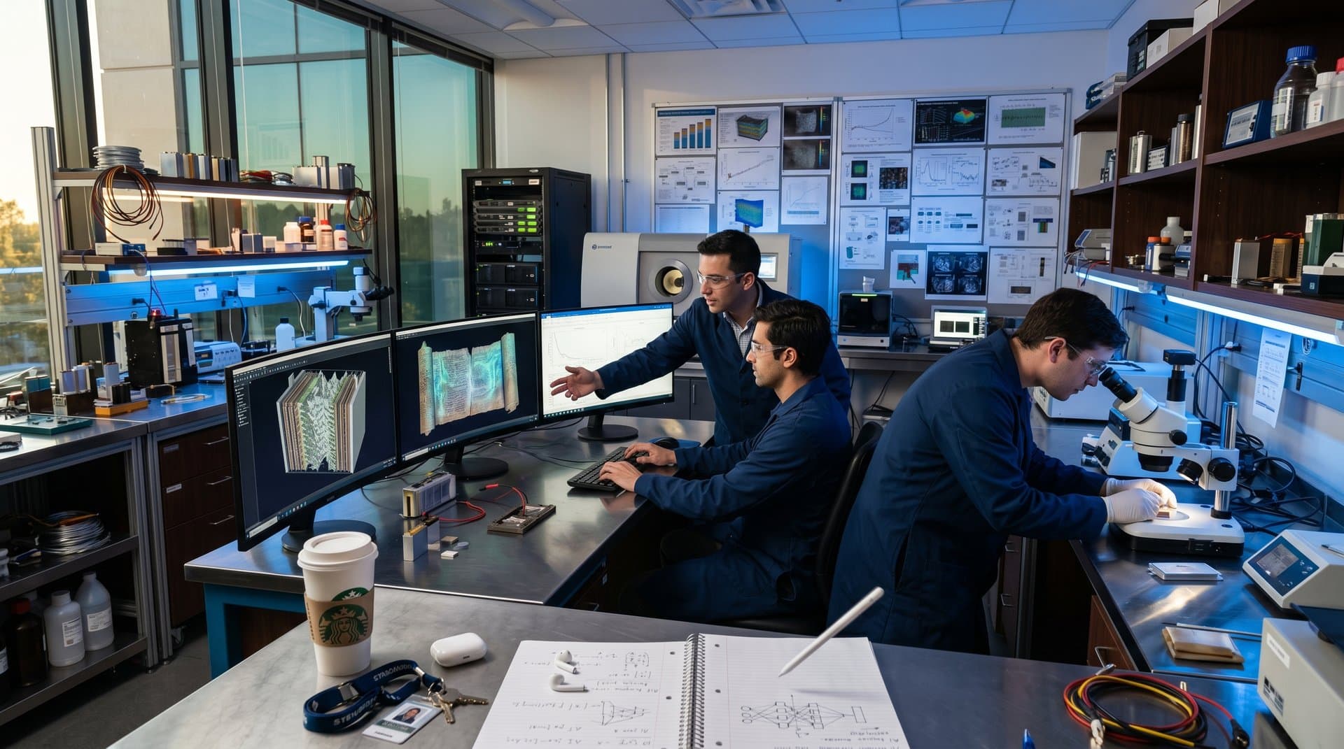 Researchers analyze 3D CT scans of batteries and ancient scrolls in high-tech energy storage lab