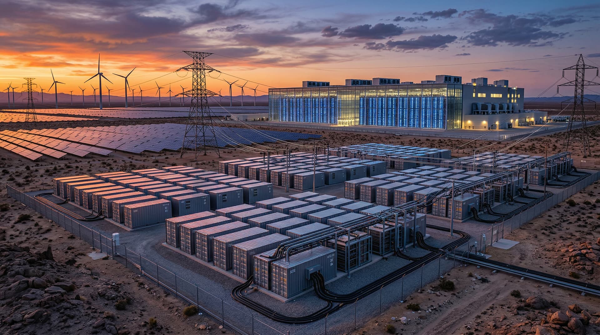 75 GW Grid-Scale Energy Storage Deploys Globally for AI Data Centers' 165 GW Demand