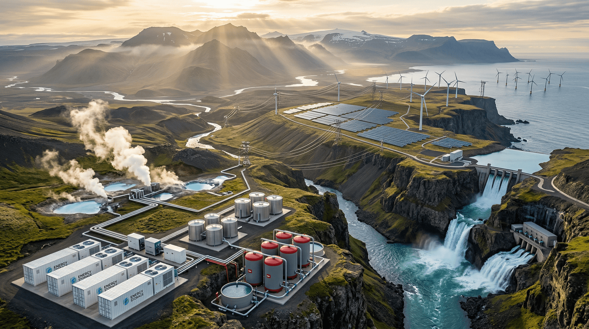 7 Countries Hit Near-100% Renewable Grids, Drive $12B Storage Surge