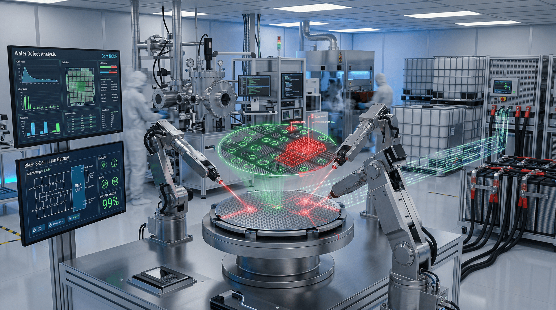 AI Metrology Cuts Defect Detection 50% in 3nm Fabs for Battery BMS Chips