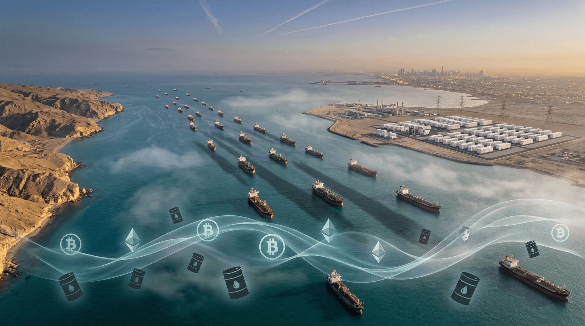 Strait of Hormuz crypto toll: Iran demands $1/barrel