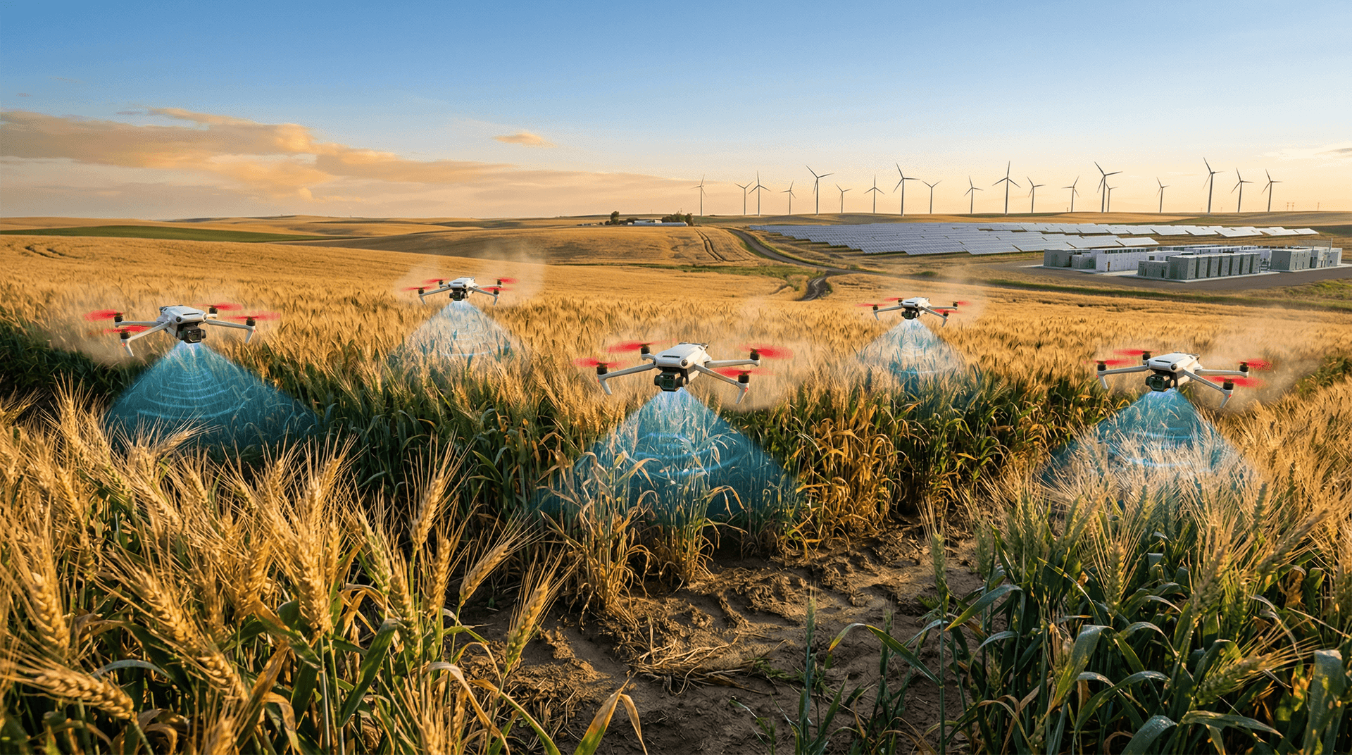 AI Drones Wheat Selection Yields 20% Bioenergy Boost